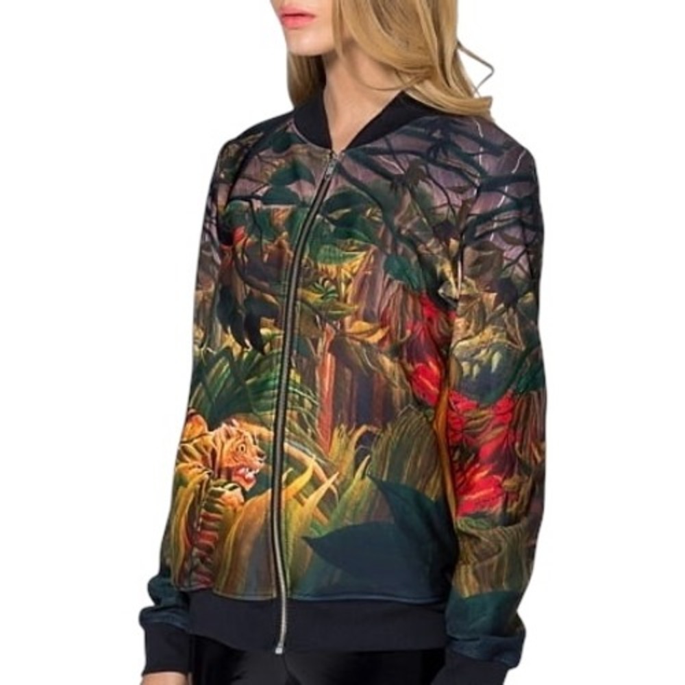 BlackMilk Limited Edition Tropical Storm BF Bomber Jacket Women's Size L
